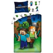Minecraft: Dviejų dalių patalynės komplektas – 140 x 200 cm