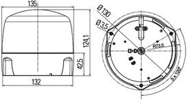 HELLA Besisukantis švyturėlis Rota LED 2RL 010 979-001