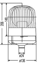 HELLA Besisukantis švyturėlis KL Junior 2RL 007 553-001