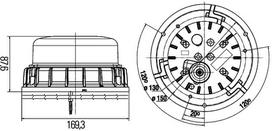 HELLA Stroboskopo tipo švyturėlis K-LED 2.0 2XD 011 557-101