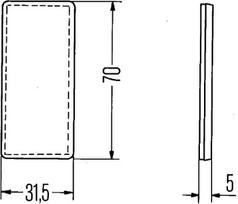 HELLA Atšvaitas 8RA 004 412-001