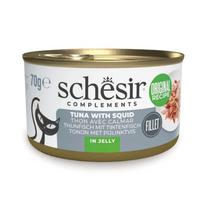 Schesir Complementary Grill konservai su tunu ir kalmarais drebučiuose katėms, 70 g