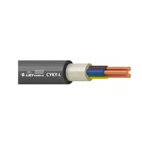Jėgos kabelis LIETKABELIS 450/750V Vvg (Cyky) 3*4, (oras 33A/8kW, žemė 46A/8,5kW)
