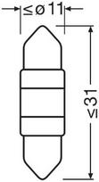 ams-OSRAM Lemputė, salono apšvietimas LEDriving® SL 6438DWP-01B