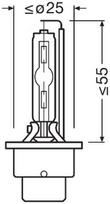 ams-OSRAM Lemputė, prožektorius XENARC® COOL BLUE® INTENSE (Next Gen) 66240CBN-2HB