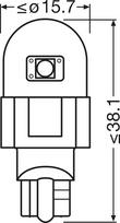 ams-OSRAM Lemputė, salono apšvietimas LEDriving® SL 921DRP-2BL