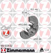 ZIMMERMANN Stabdžių diskas SPORT BRAKE DISC Z 100.1229.52