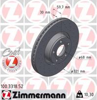 ZIMMERMANN Stabdžių diskas SPORT BRAKE DISC Z 100.3318.52