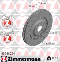 ZIMMERMANN Stabdžių diskas FORMULA Z BRAKE DISC 100.3380.70