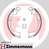 ZIMMERMANN Būgninių stabdžių trinkelių komplektas Brake-shoe set 10990.154.6