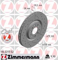 ZIMMERMANN Stabdžių diskas SPORT BRAKE DISC Z 110.2217.52