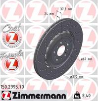 ZIMMERMANN Stabdžių diskas FORMULA Z BRAKE DISC 150.2995.70
