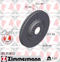 ZIMMERMANN Stabdžių diskas SPORT BRAKE DISC Z 285.3538.52