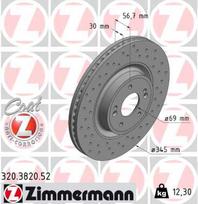 ZIMMERMANN Stabdžių diskas SPORT BRAKE DISC Z 320.3820.52