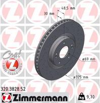 ZIMMERMANN Stabdžių diskas SPORT BRAKE DISC Z 320.3828.52