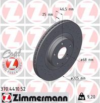 ZIMMERMANN Stabdžių diskas SPORT BRAKE DISC Z 370.4410.52