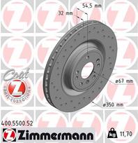 ZIMMERMANN Stabdžių diskas SPORT BRAKE DISC Z 400.5500.52