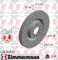 ZIMMERMANN Stabdžių diskas SPORT BRAKE DISC Z 430.2620.52