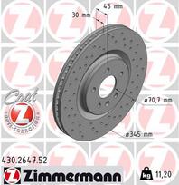 ZIMMERMANN Stabdžių diskas SPORT BRAKE DISC Z 430.2647.52