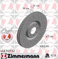 ZIMMERMANN Stabdžių diskas SPORT BRAKE DISC Z 440.3127.52