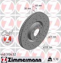 ZIMMERMANN Stabdžių diskas SPORT BRAKE DISC Z 440.3134.52
