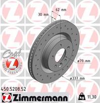 ZIMMERMANN Stabdžių diskas SPORT BRAKE DISC Z 450.5208.52