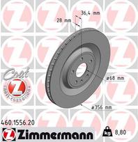 ZIMMERMANN Stabdžių diskas COAT Z 460.1556.20