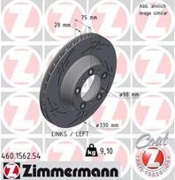 ZIMMERMANN Stabdžių diskas Brake rotor 460.1562.54