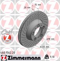 ZIMMERMANN Stabdžių diskas COAT Z 460.1562.20