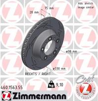 ZIMMERMANN Stabdžių diskas Brake rotor 460.1563.55