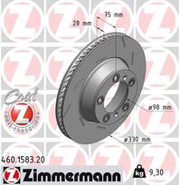 ZIMMERMANN Stabdžių diskas COAT Z 460.1583.20