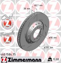 ZIMMERMANN Stabdžių diskas FORMULA Z BRAKE DISC 460.1584.75