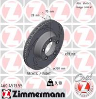ZIMMERMANN Stabdžių diskas Brake rotor 460.4513.55