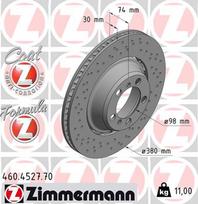 ZIMMERMANN Stabdžių diskas FORMULA Z BRAKE DISC 460.4527.70