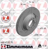 ZIMMERMANN Stabdžių diskas FORMULA Z BRAKE DISC 460.4532.75