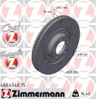 ZIMMERMANN Stabdžių diskas FORMULA Z BRAKE DISC 460.4540.75