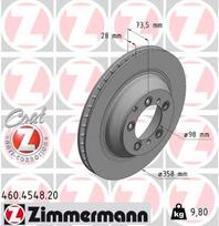 ZIMMERMANN Stabdžių diskas COAT Z 460.4548.20
