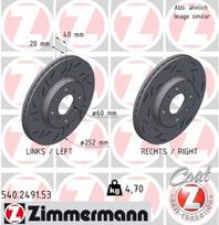 ZIMMERMANN Stabdžių diskas Brake rotor 540.2491.53