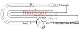METZGER AUTOTEILE Rankinio stabdžio trosas 10.9871