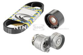 SNR V formos rumbuoto diržo komplektas ribbed V belt set KA855.48