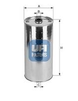 UFI Alyvos filtras Engine Oil Filter 20.012.02