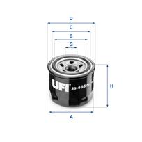 UFI Alyvos filtras Engine Oil Filter 23.485.00