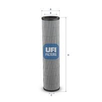 UFI Filtras, hidraulinė sistema 83.100.00