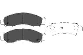 KAVO PARTS Stabdžių kaladėlių komplektas Brake pad set KBP-3514