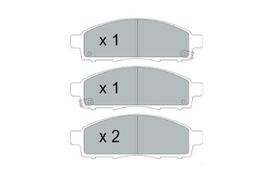 KAVO PARTS Stabdžių kaladėlių komplektas Brake pad set KBP-6599