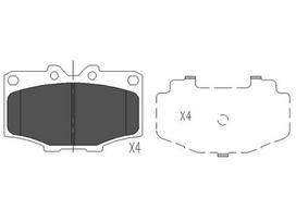 KAVO PARTS Stabdžių kaladėlių komplektas Brake pad set KBP-9028