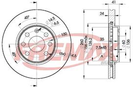FREMAX Stabdžių diskas Brake rotor BD-9000