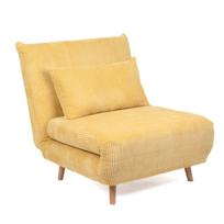 Sofa-lova Homla Solace, geltona sp., 91 x 83 cm x 84 cm