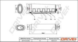 Dr!ve+ Oro filtras Air cleaner DP1110.10.0021