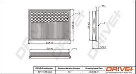 Dr!ve+ Oro filtras Air cleaner DP1110.10.0056